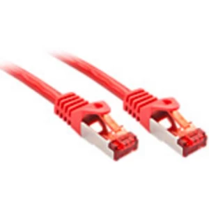 LINDY 47368 RJ45 mrežni kabel, Patch kabel cat 6 S/FTP 10.00 m crvena 1 St. slika