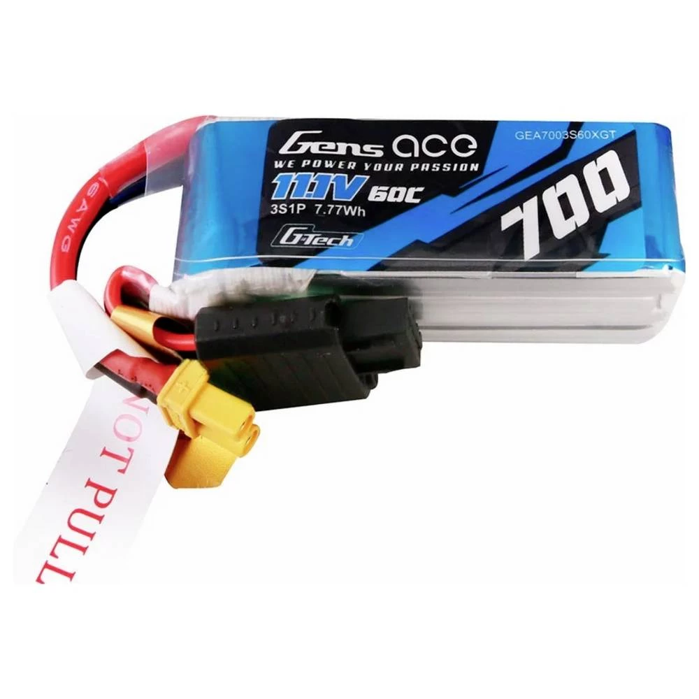 Gens ace lipo akumulatorski paket za modele 11.1 V 700 mAh 60 C blok JST-SYP slika