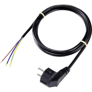 Basetech XR-1638079 struja priključni kabel crna boja 2.00 m slika
