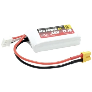 Red Power lipo akumulatorski paket za modele 11.1 V 400 mAh  25 C softcase XT30 slika