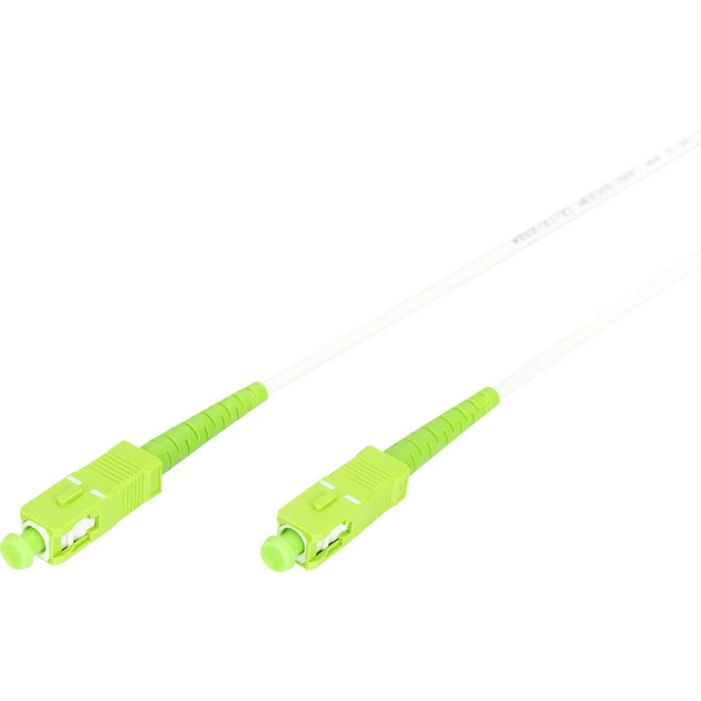 Digitus DK-2922A-05-SCA-SX staklena vlakna svjetlovodi, staklena vlakna priključni kabel 500 cm bijela, zelena, limeta-z slika