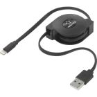 Renkforce USB kabel USB 2.0 USB-A utikač, Apple Lightning utikač 80.00 cm crna boja