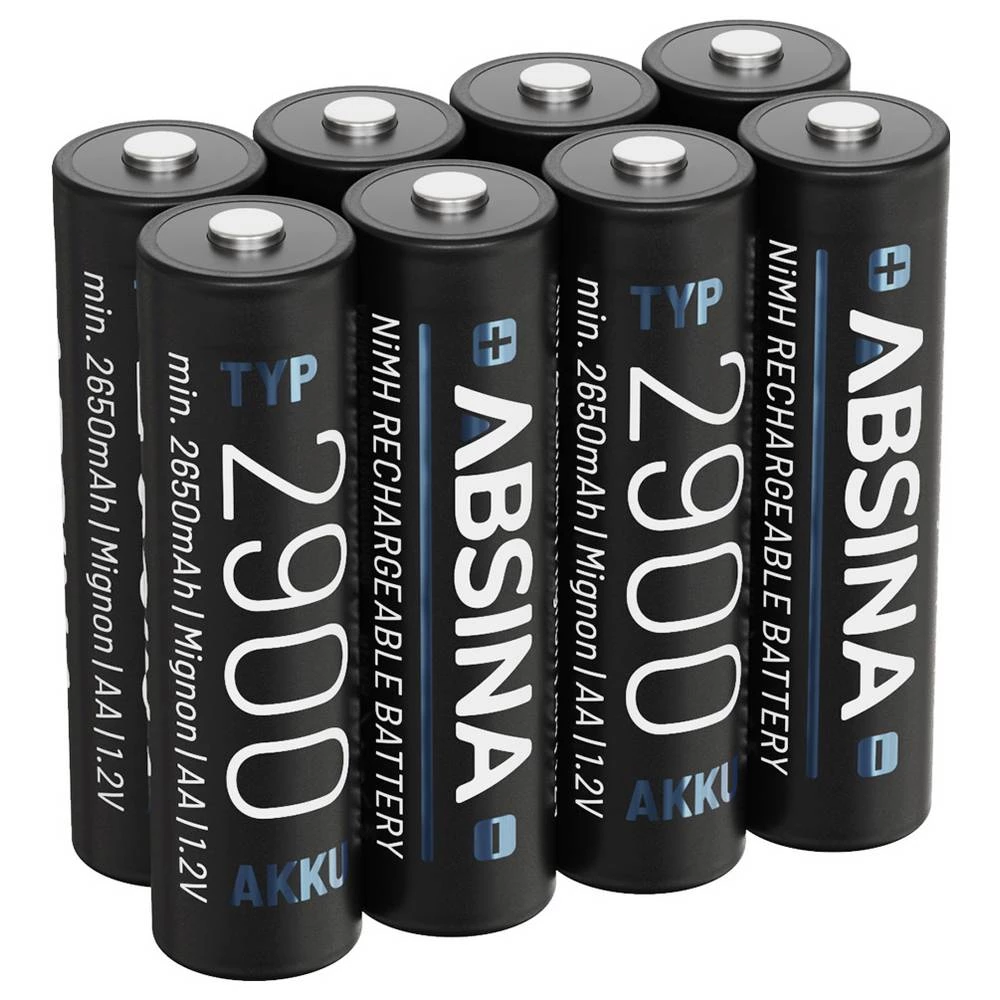 Absina mignon (AA) akumulator NiMH 1.2 V 8 kom. slika
