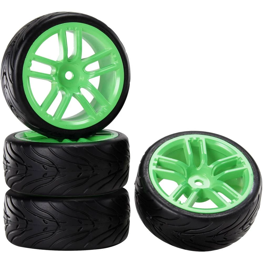 Reely 1:10 cestovni model kompletni kotači devil GT neonsko-zelena 1 St. slika