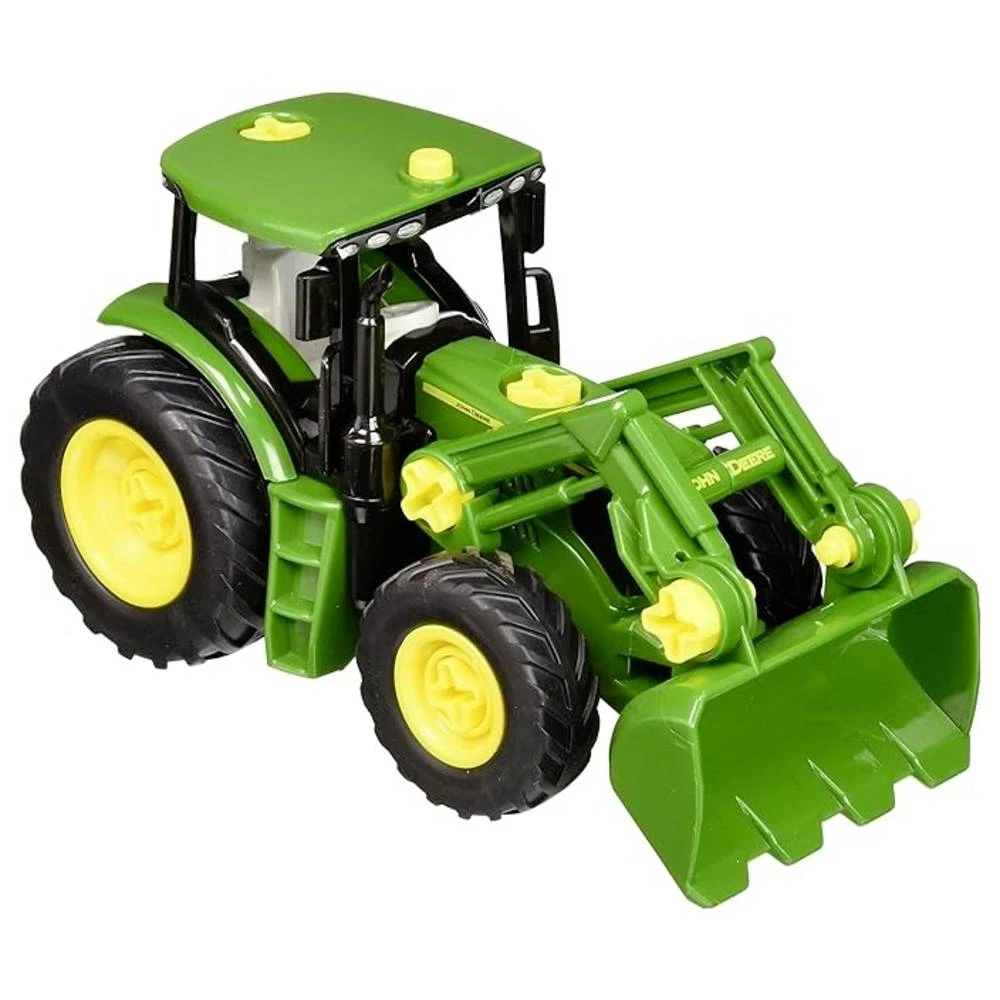 Klein Theo John Deere Traktor m. Frontlad.u.Gewicht 3903 slika