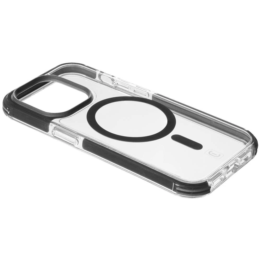 Cellularline Strong Guard MagSafe Case stražnji poklopac za mobilni telefon Apple iPhone 15 Pro prozirna, crna MagSafe k slika