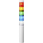 Signalni toranj LED Patlite LR4-5M2WJNW-RYGBC 5-bojno, Crvena, Žuta, Zelena, Plava boja, Prozirna 5-bojno, Crvena, Žuta, Zelena,