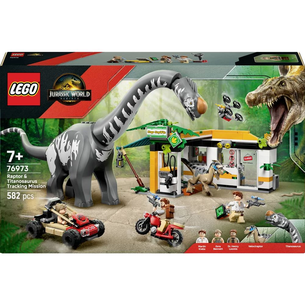 76973 LEGO® JURASSIC WORLD™ Raptor i Titanosaurus: Velika igra praćenja slika