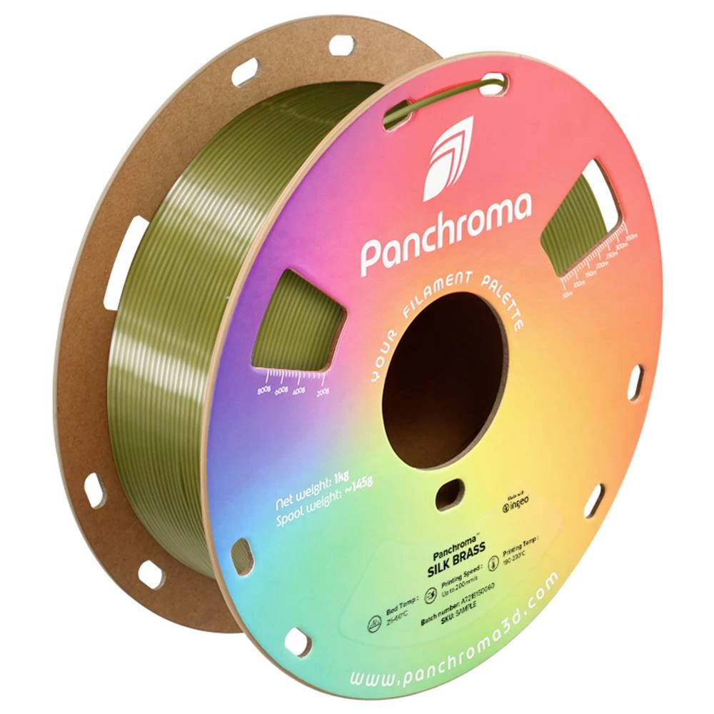 Polymaker CA03003 Panchroma™ Silk 3D pisač filament PLA svilenkasti sjaj 1.75 mm 1000 g mjed, mjedena 1 kom. slika
