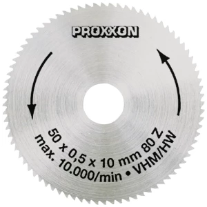 Proxxon  28011 list kružne pile od tvrdog metala 50 x 10 x 0.5 mm Broj zubaca (po inču): 80 1 St. slika