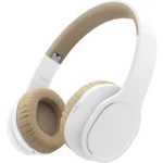 Bluetooth® Naglavne slušalice Hama Touch Na ušima Slušalice s mikrofonom, Kontrola glasnoće, Kontrola na dodir Bijela
