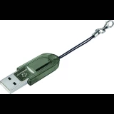 Renkforce CR14e Mini vanjski čitač memorijskih kartica USB 2.0 crna boja