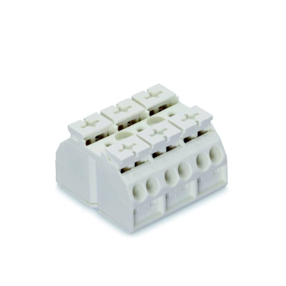 WAGO 862-603 stezaljka za priključivanje uređaja opružna stezaljka bijela 250 St. slika