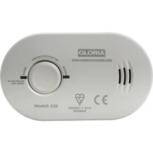 Gloria 25185500.0000 detektor ugljičnog monoksida    baterijski pogon Detekcija ugljikov monoksid slika