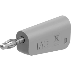 Stäubli LQ-4N-30 laboratorijski muški konektor utikač Zatik-Ø: 4 mm siva 1 St. slika