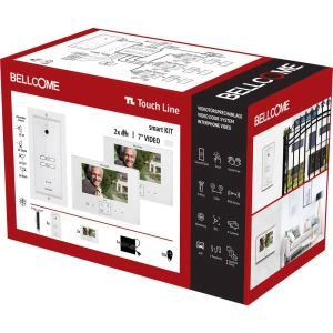 Bellcome SCU.VDR03.BLG34 video portafon za vrata žičani kompletan set 14-dijelni bijela slika
