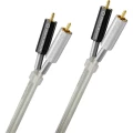 Oehlbach D1C3902 Cinch audio priključni kabel [2x muški cinch konektor - 2x muški cinch konektor] 1.50 m srebrna slika