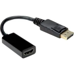 Value DisplayPort priključni kabel 0.15 m 12.99.3138 crna [1x muški konektor displayport - 1x ženski konektor HDMI]