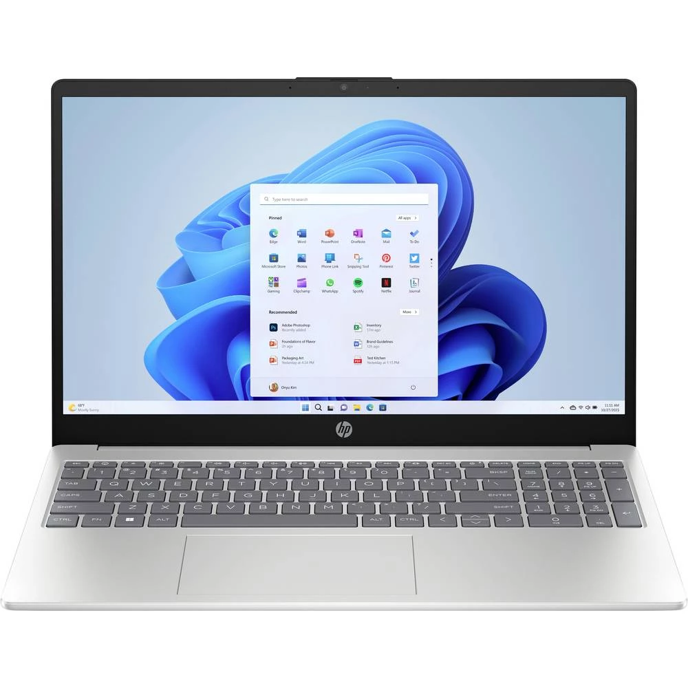 HP Notebook "15-fc0676ng" 39.6 cm (15.6 palac) Full HD AMD Ryzen 7 7730U 16 GB RAM 1 TB SSD njemačka, qwertz AMD Radeon  slika
