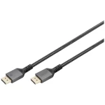 Digitus DisplayPort priključni kabel DisplayPort utikač 3 m crna DB-340201-030-S pozlaćeni kontakti DisplayPort kabel