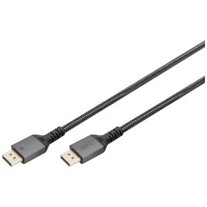 Digitus DisplayPort priključni kabel DisplayPort utikač 3 m crna DB-340201-030-S pozlaćeni kontakti DisplayPort kabel slika