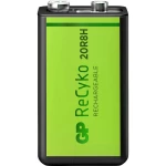 GP Batteries ReCyko+ 6LR61 9 V block akumulator NiMH 200 mAh 8.4 V 1 St.