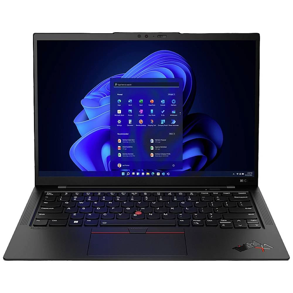 Lenovo Notebook ThinkPad X1 Carbon Gen 10 21CB 35.6 cm (14 palac)  WUXGA Intel® Core™ i7 i7-1255U 16 GB RAM  512 GB SSD Intel Iris Xe  Win 10 Pro crna  21CB009SGE slika