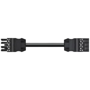 WAGO 771-9994/006-101 mrežni priključni kabel mrežni konektor - mrežni adapter Ukupan broj polova: 4 crna 1 m 1 St. slika