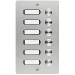 Grothe 55406 tipka za zvono s natpisnom pločicom, osvjetljeno nehrđajući čelik V2A