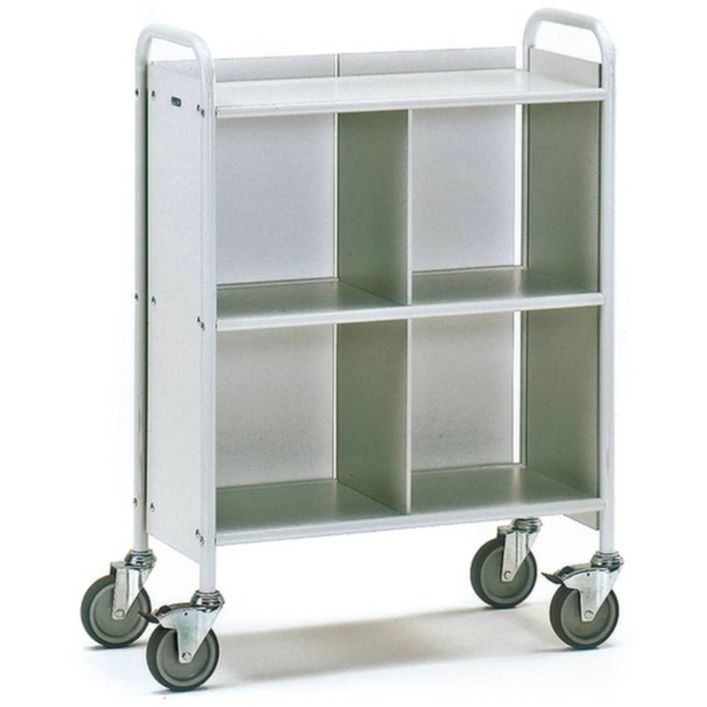 Fetra Hauptartikel 4873 uredska kolica čelik obložen s prahom Opterećenje (maks.): 150 kg svijetlosiva (RAL 7035) slika