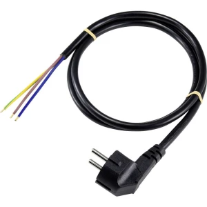 Basetech XR-1638082 struja priključni kabel crna 1.50 m slika