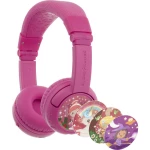 onanoff    BuddyPhones®    Bluetooth®, žičani    za djecu    on ear stereo-headset    na ušima    ograničenje glasnoće, sklopive, slušalice s mikrofonom    ružičasta