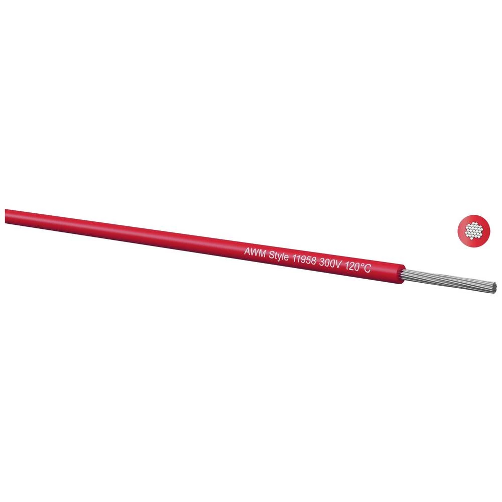 Kabeltronik 780260704 pletenica UL 11958 1 x 0.14 mm² žuta 500 m slika