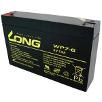 Long WP7-6 WP7-6 olovni akumulator 6 V 7 Ah olovno-koprenasti (Š x V x D) 151 x 100 x 34 mm plosnati priključak 4.8 mm nisko samopražnjenje, bez održavanja