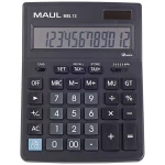Maul MXL 12 stolni kalkulator crna Zaslon (broj mjesta): 12 baterijski pogon, solarno napajanje (Š x D) 155 mm x 205 mm