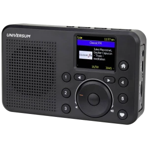 UNIVERSUM IR 200-21 internetski džepni radio internet Bluetooth®, internetski radio , SD, WLAN  mogućnost punjenja crna slika