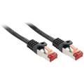 LINDY 47378 RJ45 mrežni kabel, Patch kabel cat 6 S/FTP 10 m crna  1 St. slika