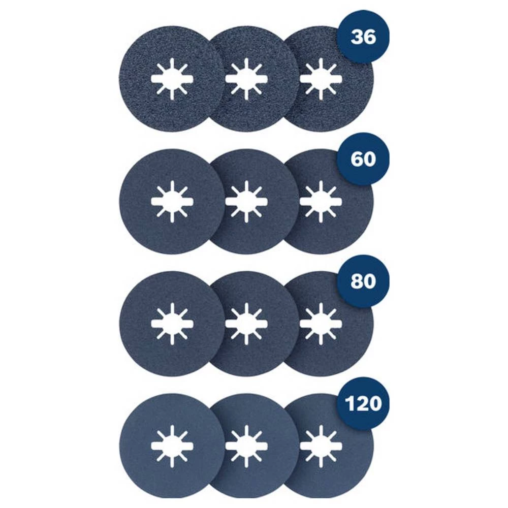 Bosch Accessories 2607012056 vlaknasti disk promjer 115 mm Promjer bušotine 22.23 mm 1 Set slika