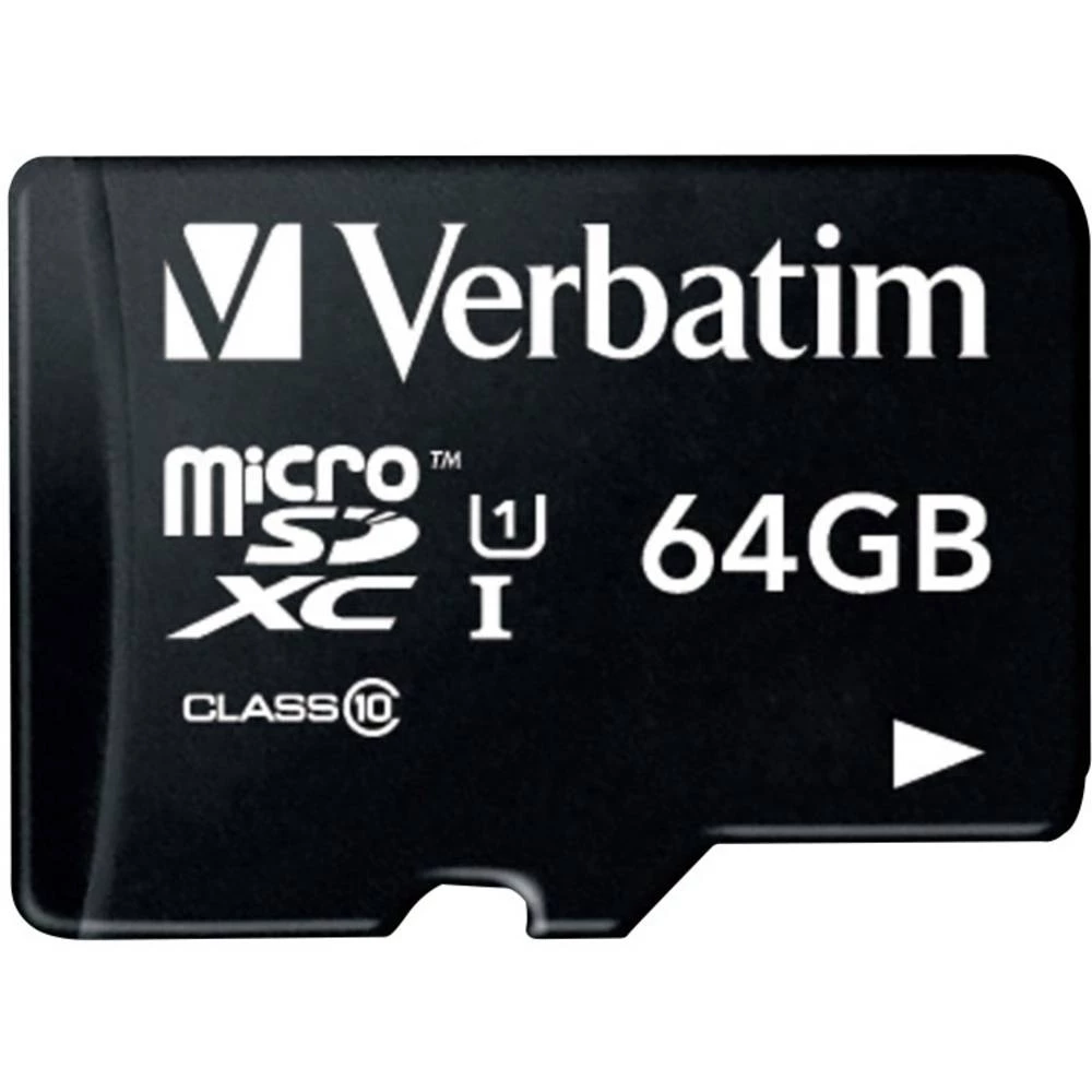 microSDXC kartica 64 GB Verbatim Tablet Class 10, UHS-I Uklj. USB čitač kartica slika