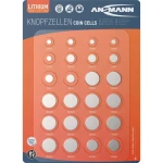 Ansmann komplet gumbastih baterija 2× CR1620, 2× CR2016, 2× CR2025, 8× CR2032, 1× LR60 / LR621 / AG1, 1× LR41 / LR736 /