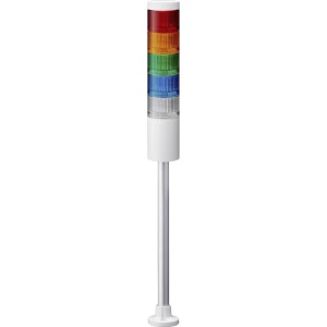 Signalni toranj LED Patlite LR6-502PJNW-RYGBC 5-bojno, Crvena, Žuta, Zelena, Plava boja, Prozirna 5-bojno, Crvena, Žuta, Zelena, slika