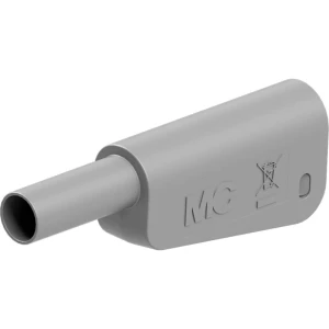 Stäubli SLM-4A-46 sigurnosni lamelni muški konektor utikač Zatik-Ø: 4 mm siva 1 St. slika
