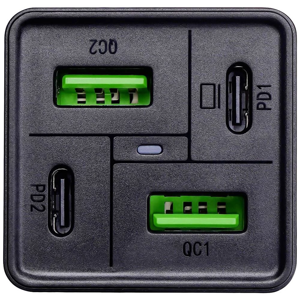 Akyga  AK-CH-17 USB punjač unutrašnje područje Izlazna struja maks. 3.25 A 4 x USB-A, USB-C® slika