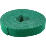 Value 25.99.5251 prianjajuća traka za povezivanje mekana vunena roba, grip i mekana vunena tkanina, statički dio (D x Š) 25 m x 10 mm zelena 25 m