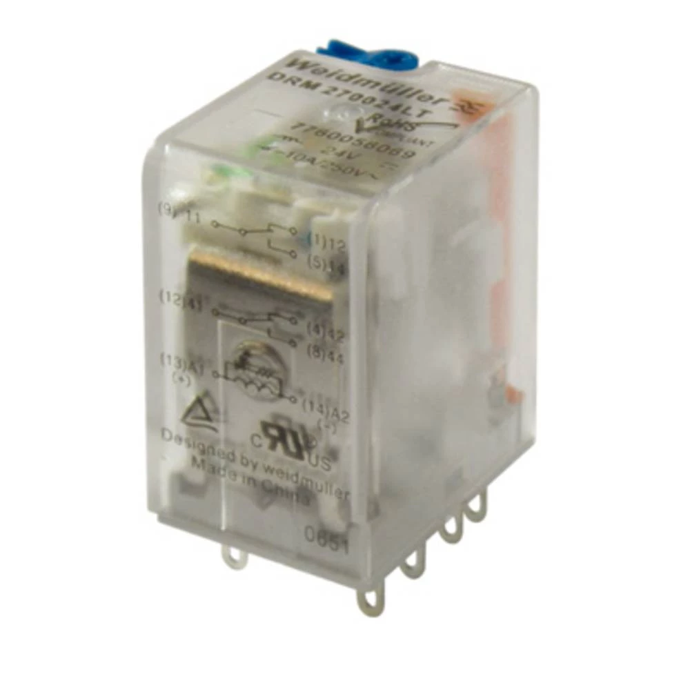 Utični relej DRM270730L/2CO/230V AC Weidmüller 230 V/AC 10 A 2 izmjenjivača 20 komada slika