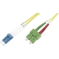 Digitus    DK-292SCA3LC-02    Glasfaser    svjetlovodi    priključni kabel    [1x muški konektor sc/apc 8° - 1x muški konektor lc]    9/125 µ    Singlemode OS2    2.00 m slika