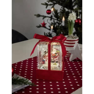 Konstsmide 4352-550 Poklon s Djedom Božićnjakom i snjegovićem Toplo-bijela LED Šarena boja slika