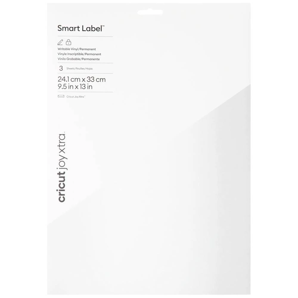 Cricut Smart Vinyl Permanent Joy Xtra set folije Širina reza 33 cm bijela slika