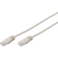 Digitus DK-1511-150 RJ45 mrežni kabel, Patch kabel cat 5e U/UTP 15.00 m siva upleteni parovi 1 St. slika