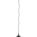 LED podna svjetiljka 12 W Toplo-bijela LeuchtenDirekt Wave 15168-18 Crna